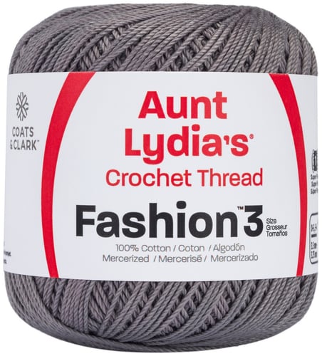 Aunt Lydia's Fashion Crochet Thread Size 3-Stone