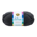 Lion Brand 24/7 Cotton Yarn CHARCOAL