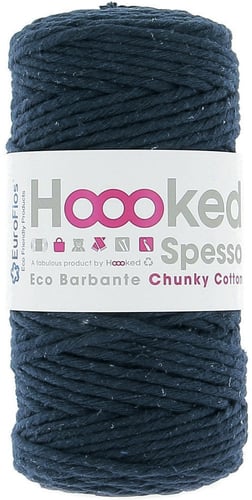 Hoooked Spesso Chunky Cotton Macrame Yarn-Marine