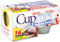 CousinDIY Cupettes Heavy-Duty Cups & Lids 16/Pkg-1.75oz Clear