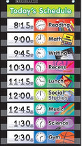 Daily Schedule (Black) Pocket Chart