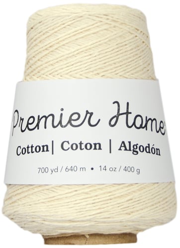 Premier Home Cotton Yarn Cone-Cream