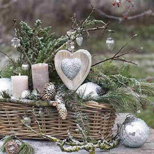 Napkin 33 Winter Arrangement  FSC Mix 20 PC