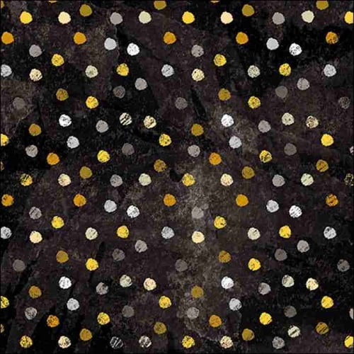 Napkin 33 Swirling Dots Black FSC Mix 20 PC