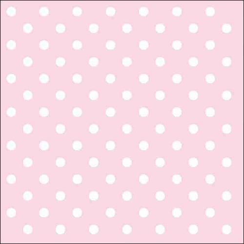 Napkin 33 Pastel Dots Rose FSC Mix 20 PC