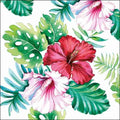 Napkin 33 HibiSC\.15 Aoral White FSC Mix 20 PC