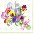 Napkin 33 Bunch of Violets Green FSC Mix 20 PC