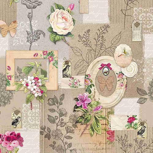 Napkin 33 Rose Scent FSC Mix 20 PC