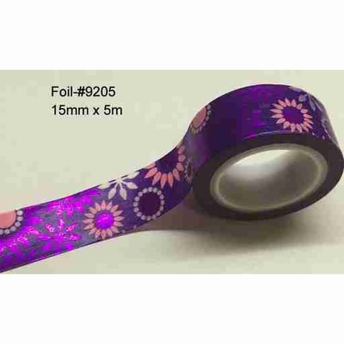 Washi Tape 15mm x 10m Foil-9205