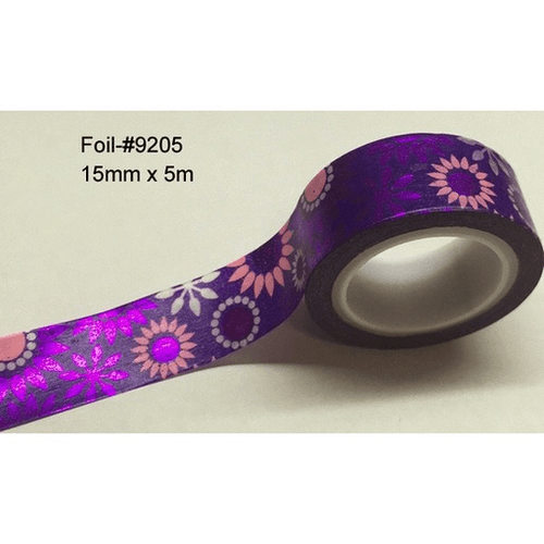 Washi Tape 15mm x 10m Foil-9205