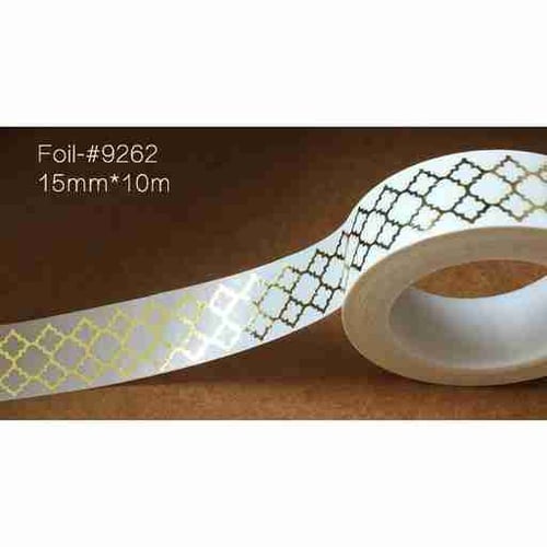 Washi Tape 15mm x 10m Foil-9262