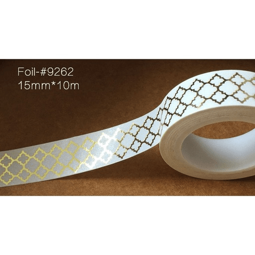 Washi Tape 15mm x 10m Foil-9262