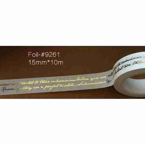Washi Tape 15mm x 10m Foil-#9261