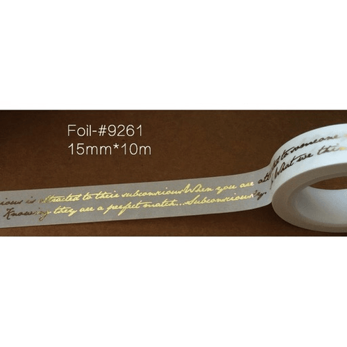 Washi Tape 15mm x 10m Foil-#9261