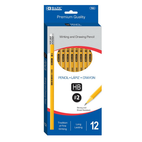 #2 Premium Yellow Pencil 12PK