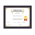 11" x 14" Multipurpose Certificate Frame with Glass Cover