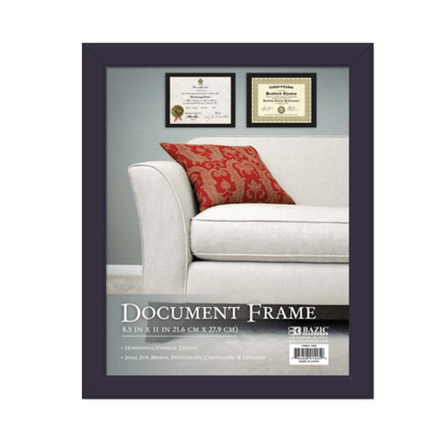 8.5" x 11" Multipurpose Document Frame with Glass Cover