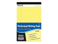 50 ct. 5 x 8 Canary Jr. Perforated Writing Pad (2/Pack)