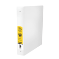 BAZIC 1.5" White 3-Ring Binder w/ 2-Pockets