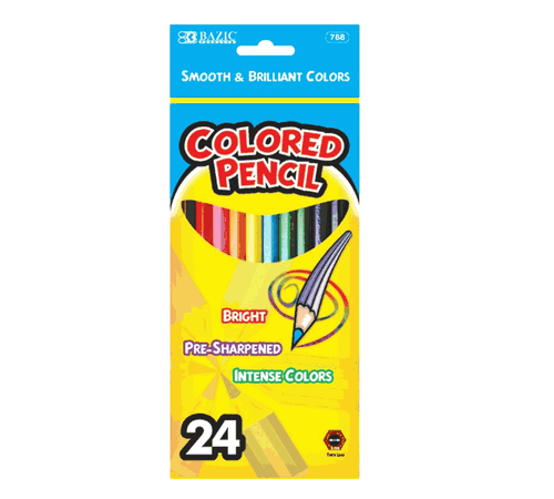 BAZIC 24 Color Pencil