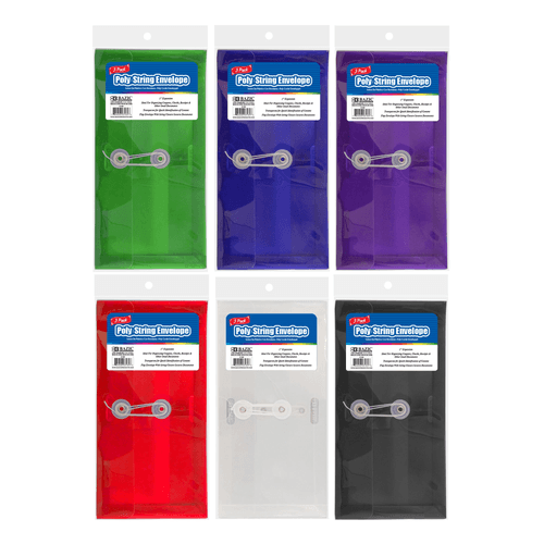 Coupon / Check Size Poly String Envelope (3/Pack)