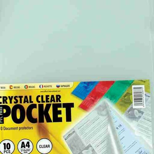 O1S pockets A4 10 pcs CLEAR