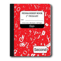 Penmnshp Comp 2nd Grade Red 9.75"x7.75" 80SHT