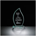 SKU: G2302 - 7 1/2" Flame Series Glass Award