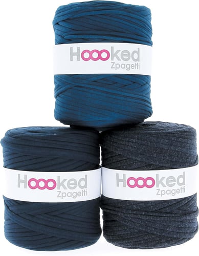Hoooked Zpagetti Yarn-Sailor Blue - Dark Blue Shades