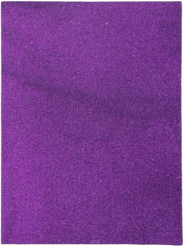 CousinDIY Glitter Foam Sheet 9"X12" 2mm-Purple
