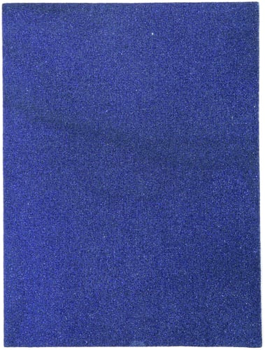 CousinDIY Glitter Foam Sheet 9"X12" 2mm-Royal Blue