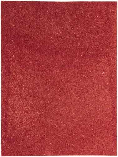 CousinDIY Glitter Foam Sheet 9"X12" 2mm-Red