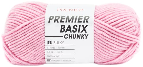 Premier Basix Chunky Yarn-Bubblegum