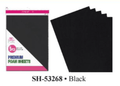 FOAM SHEETS 9"X12" 5PC BLACK 2MM THICK