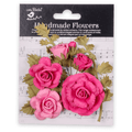 Little Birdie Vida Paper Flowers 8/Pkg Precious Pink