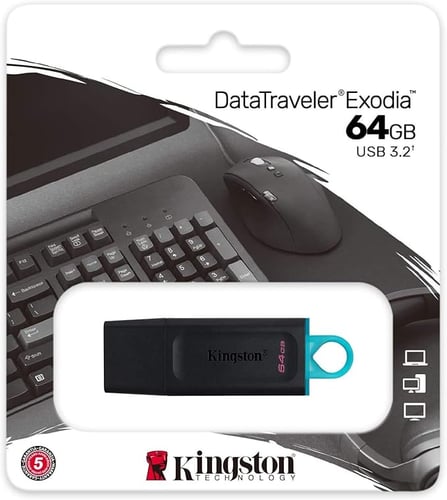 64GB USB 3.2 DataTraveler Exodia