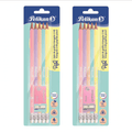 4 PACK TRIANGULAR PENCILS 4PK