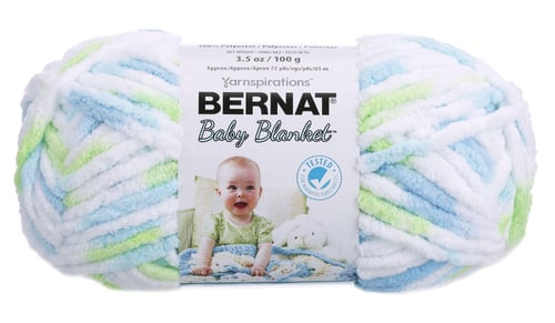 FUNNY PRNT-YARN BABY BLANKET