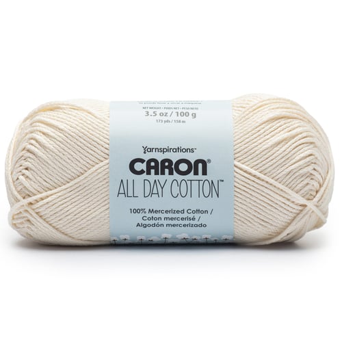 Caron All Day Cotton Yarn-Cream