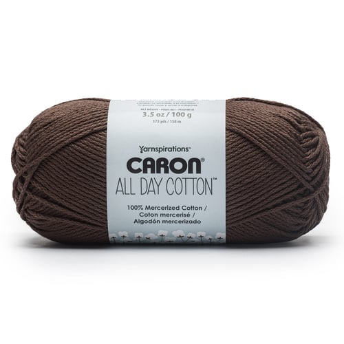Caron All Day Cotton Yarn-Coffee Bean