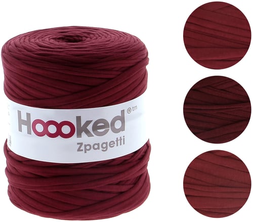 Hoooked Zpagetti Yarn-Burgundy Passion
