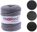 Hoooked Zpagetti Yarn-Anthracite Gray - Dark Gray Shades