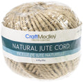 Craft Medley Jute Cord 4ply 80g-Natural