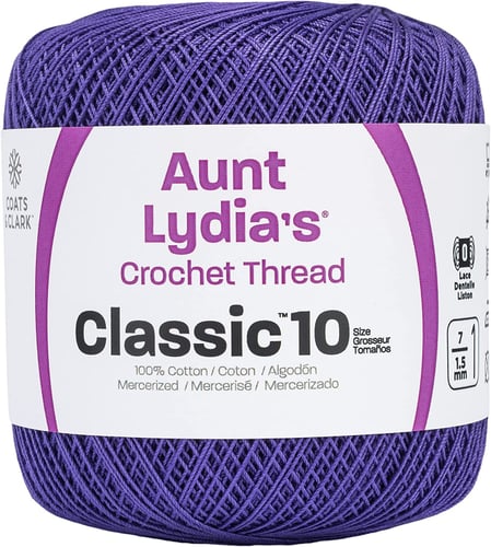 VIOLET    -AUNT LYDIA CRO COTTN
