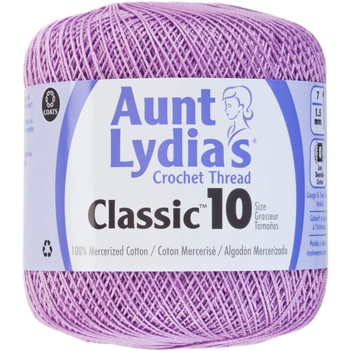 WOOD VIOLT-AUNT LYDIA CRO COTTN
