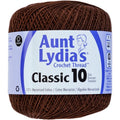 FUDGE BRN -AUNT LYDIA CRO COTTN