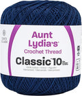 NAVY      -AUNT LYDIA CRO COTTN