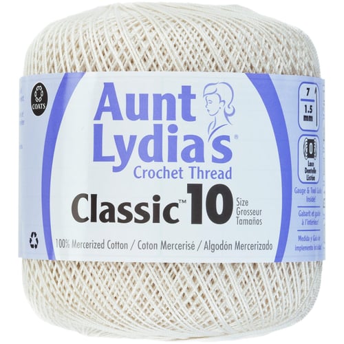 ANTIQUE WH-AUNT LYDIA CRO COTTN