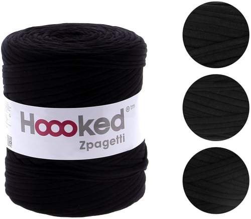 BLACK     -YARN ZPAGETTI