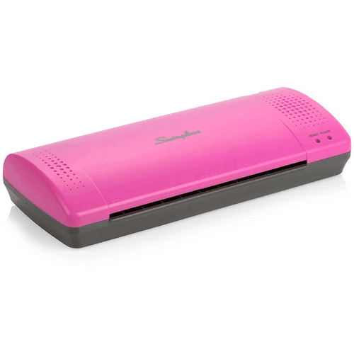 Swingline Inspire Plus Thermal Pouch Laminator, 9" Pink/Gray